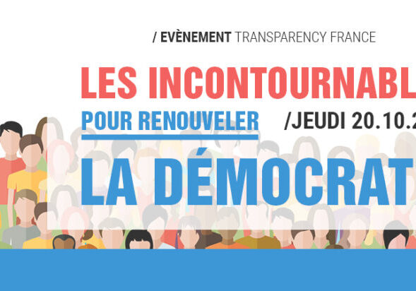 Evènement Transparency France Renouveler la démocrtaie